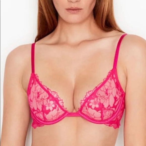 Victoria's Secret Other - Pink Victoria’s Secret Lace Bra — 32C